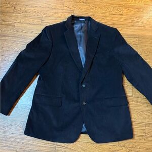 Stafford Classic Black Men's Corduroy Blazer